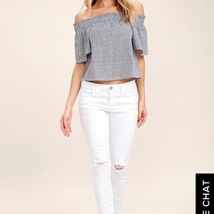 LULUS Off The Shoulder Top